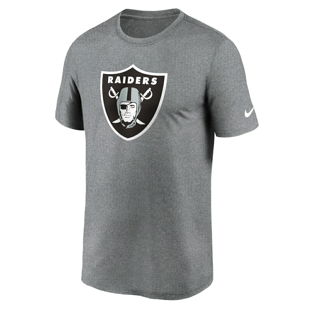 Las Vegas Raiders Primetime Legend Logo Performance T-Shirt - Heather Charcoal sale