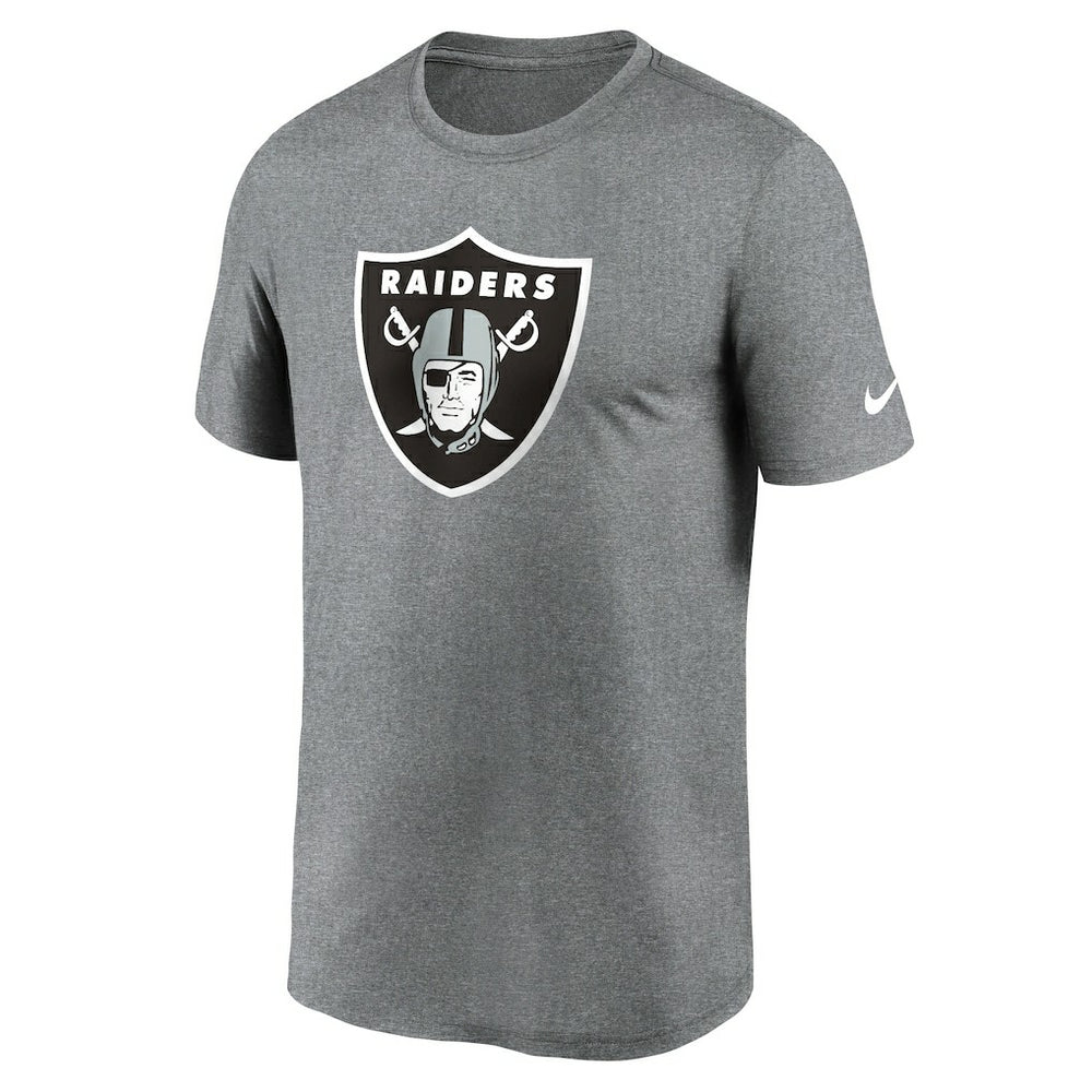 Las Vegas Raiders Primetime Legend Logo Performance T-Shirt - Heather Charcoal sale