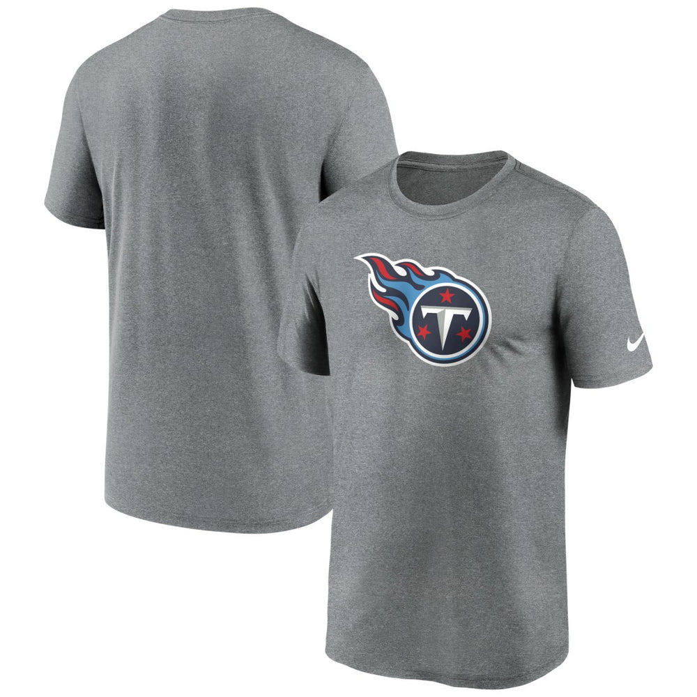 Tennessee Titans Primetime Legend Logo Performance T-Shirt - Heather Charcoal discount