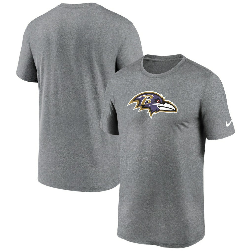 Baltimore Ravens Primetime Legend Logo Performance T-Shirt - Heather Charcoal online
