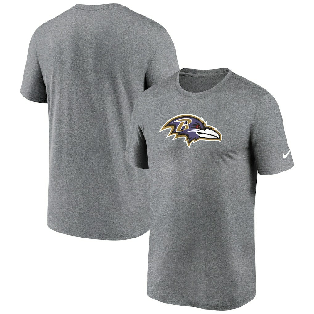 Baltimore Ravens Primetime Legend Logo Performance T-Shirt - Heather Charcoal online