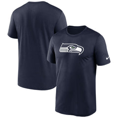 Seattle Seahawks Primetime Legend Logo Performance T-Shirt - College Navy for sale