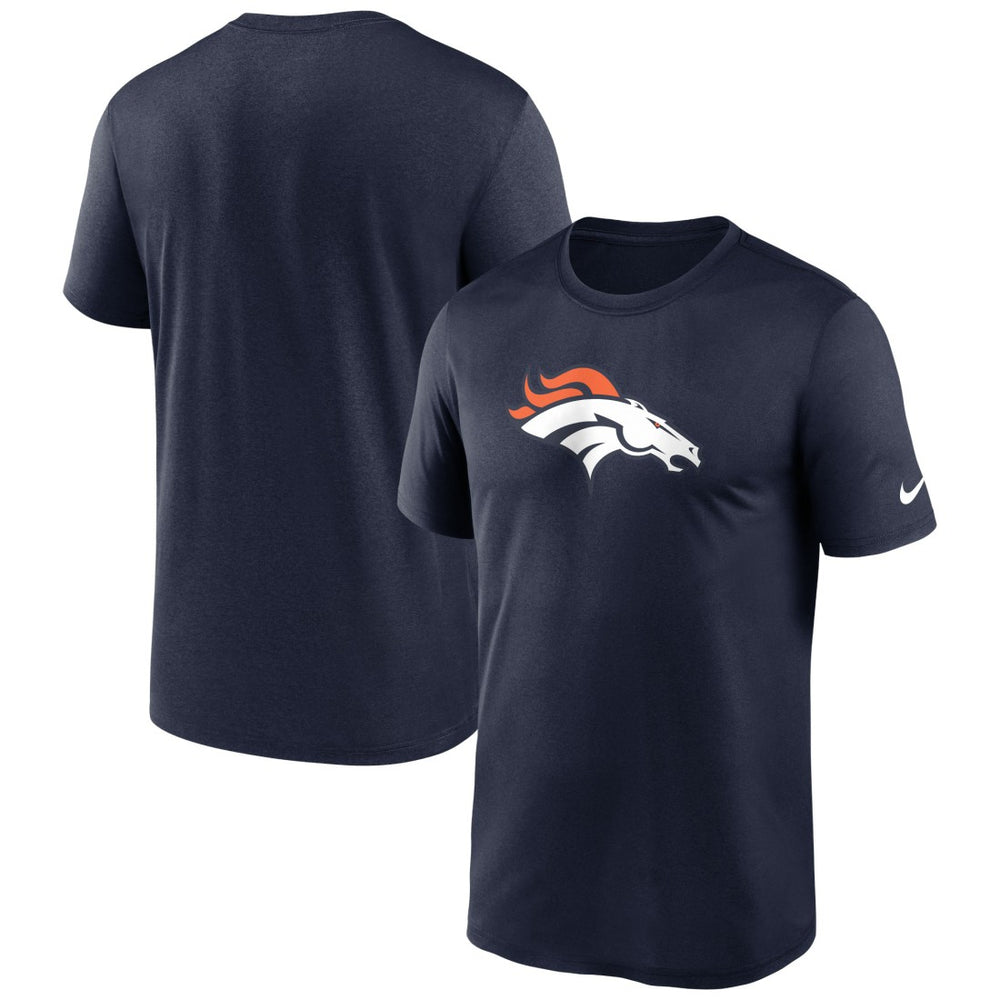 Denver Broncos Primetime Legend Logo Performance T-Shirt - Navy for sale
