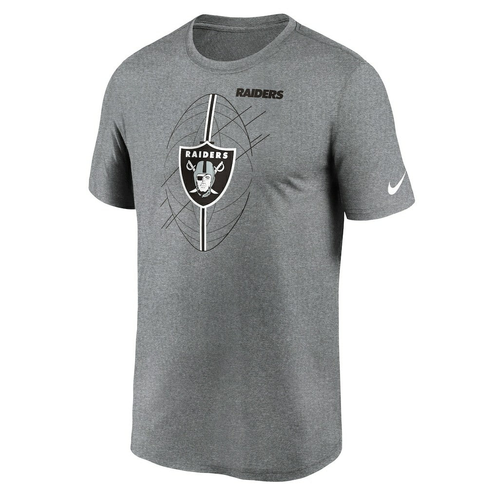 Las Vegas Raiders Legend Icon Performance T-Shirt - Heather Charcoal online