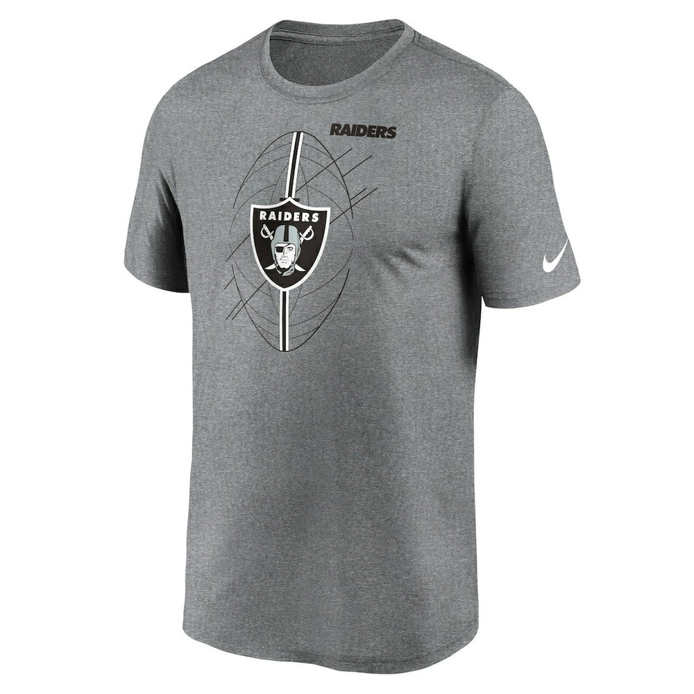 Las Vegas Raiders Legend Icon Performance T-Shirt - Heather Charcoal online