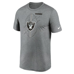 Las Vegas Raiders Legend Icon Performance T-Shirt - Heather Charcoal online