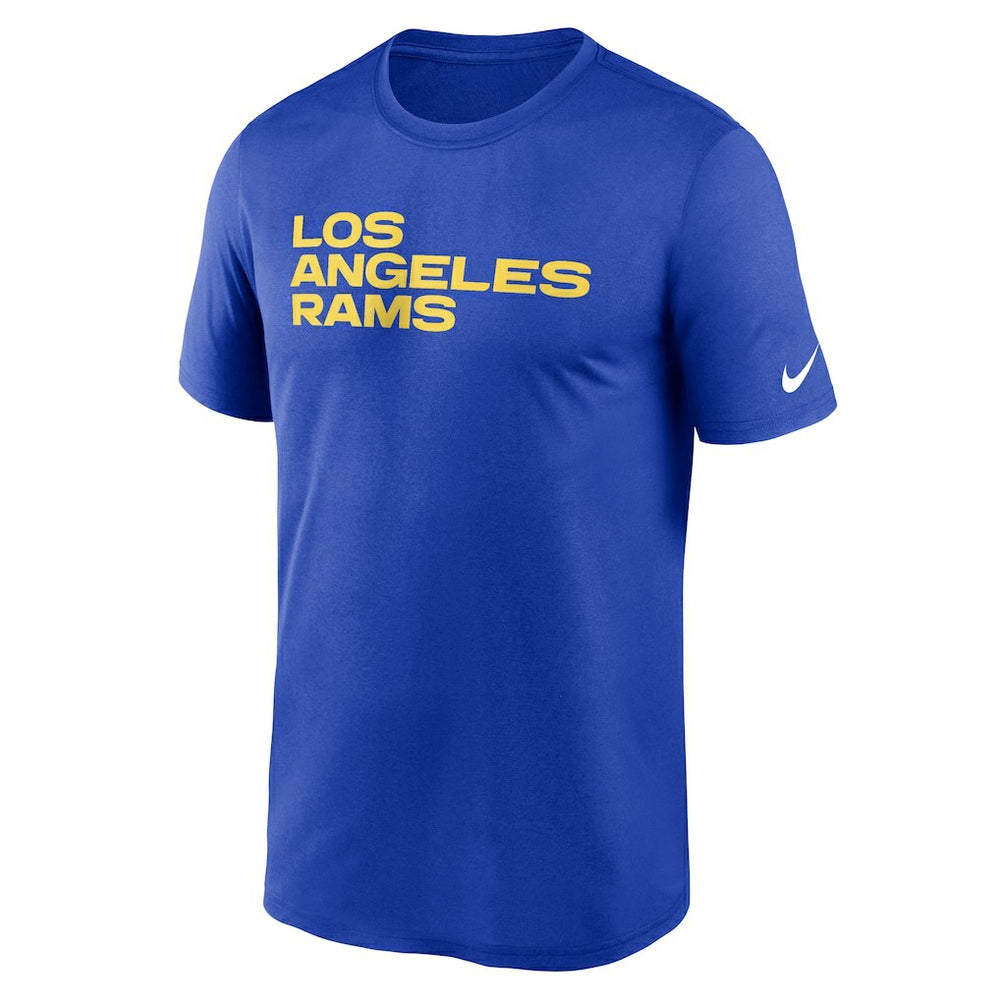 Los Angeles Rams Legend Wordmark Performance T-Shirt - Royal cheap