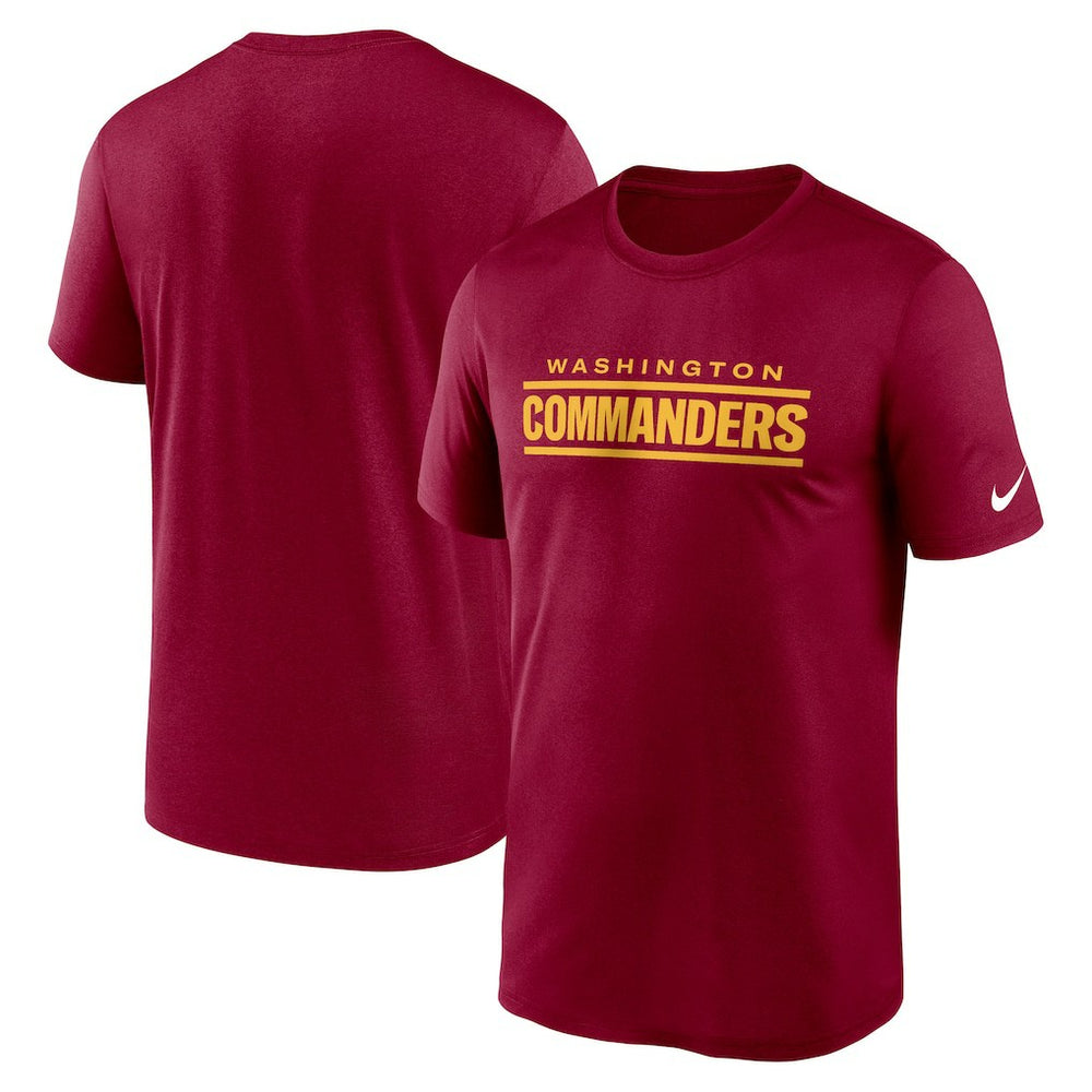 Washington Commanders Legend Wordmark Performance T-Shirt - Burgundy on sale