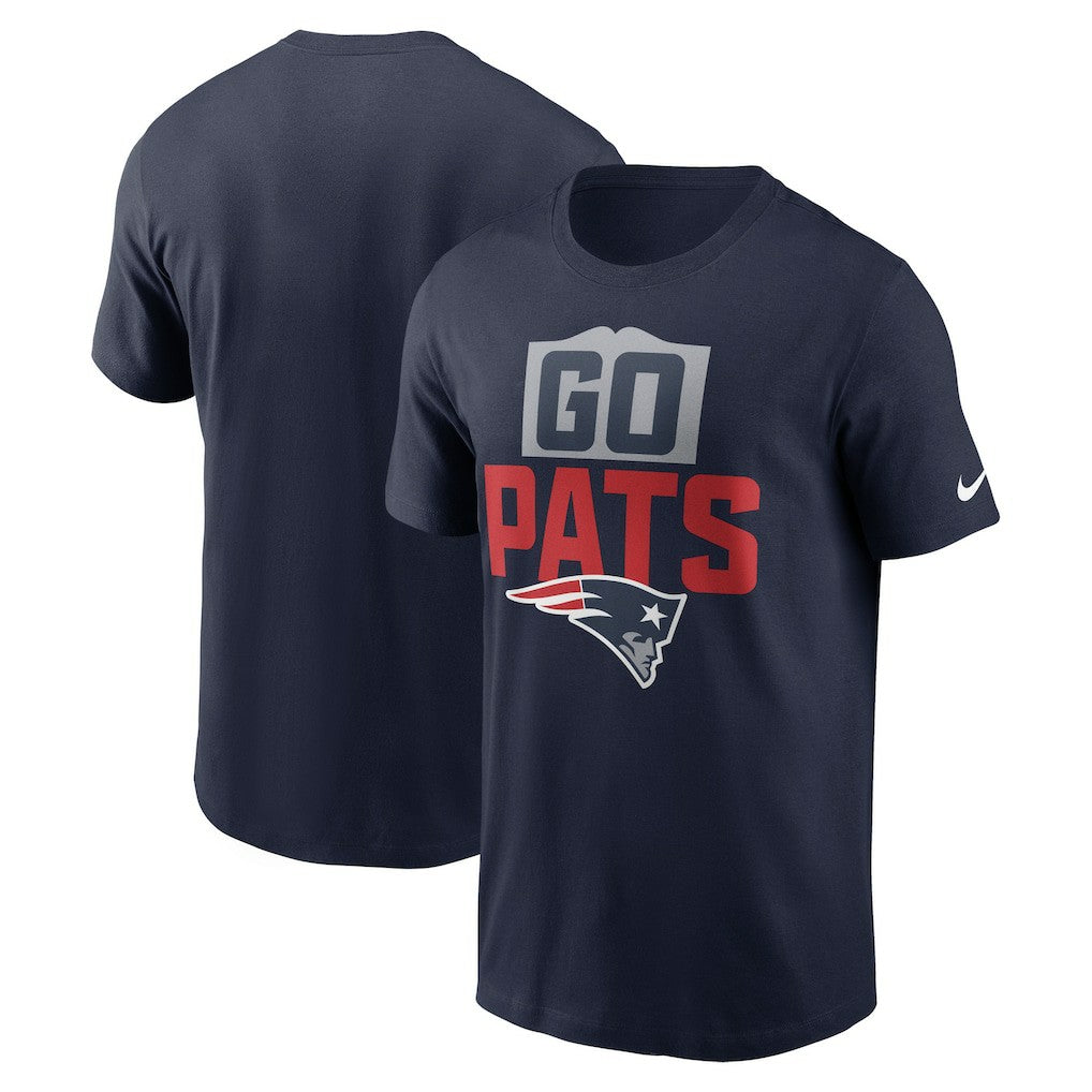 New England Patriots Local Essential T-Shirt - Navy discount