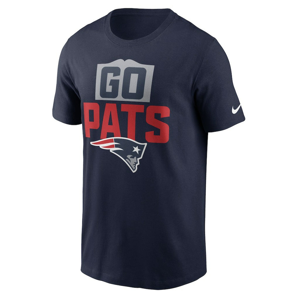 New England Patriots Local Essential T-Shirt - Navy discount