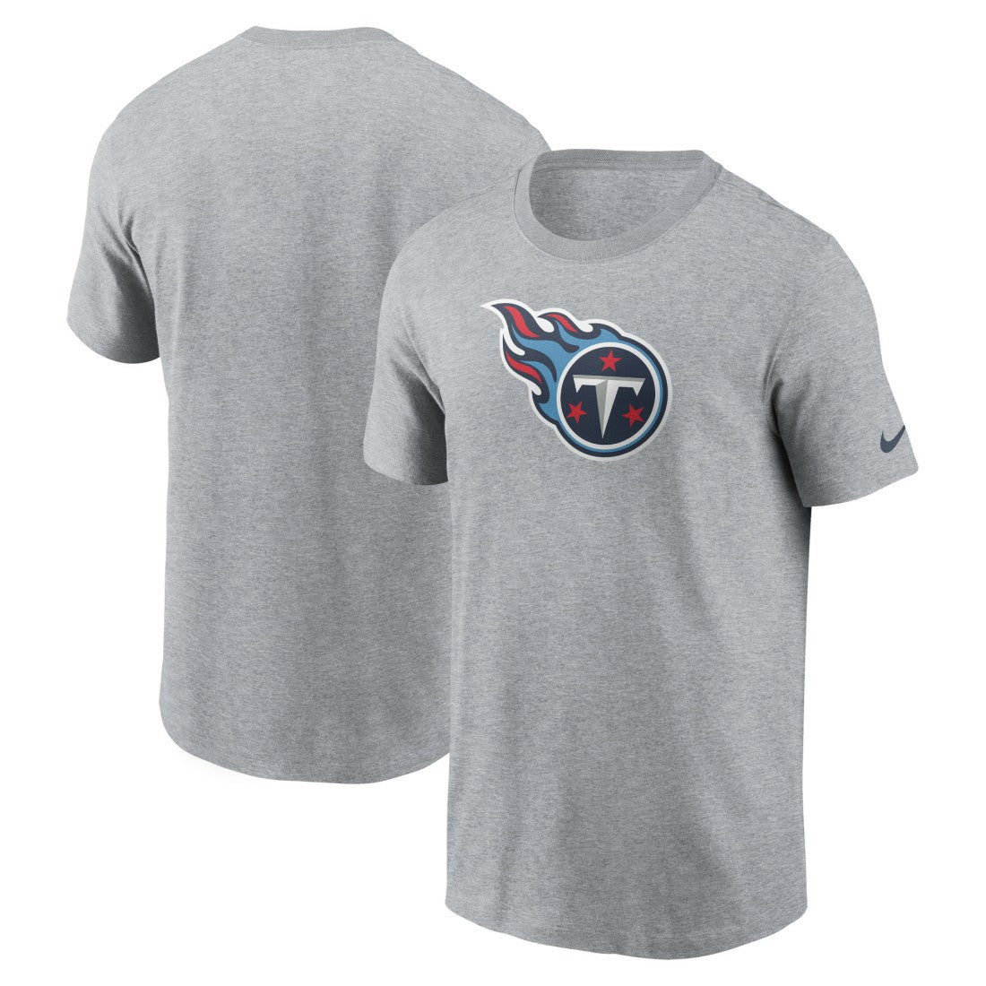 Tennessee Titans Logo Essential T-Shirt - Gray sale