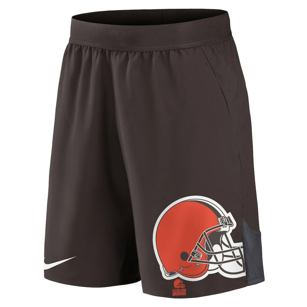 Cleveland Browns Stretch Performance Shorts - Brown on sale