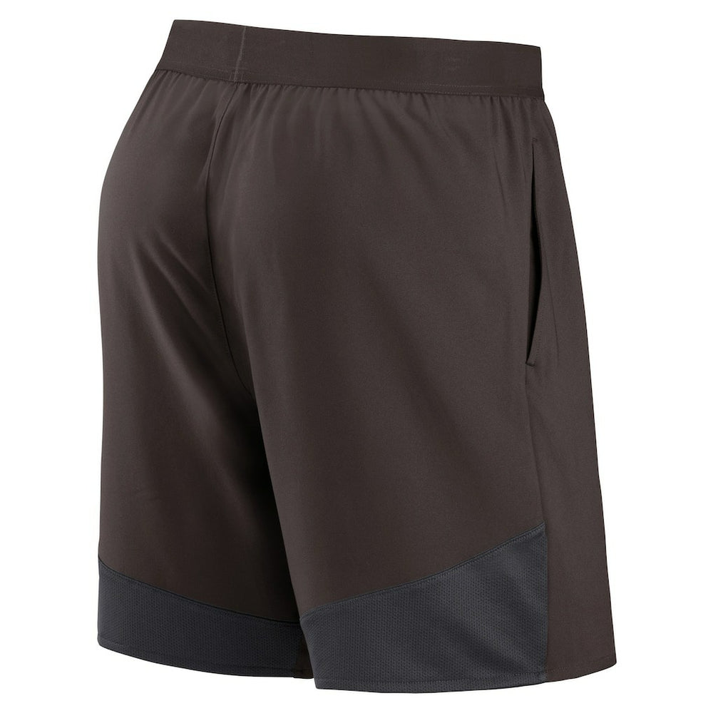 Cleveland Browns Stretch Performance Shorts - Brown on sale