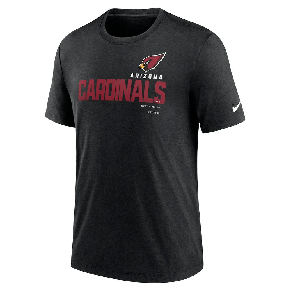 Arizona Cardinals Team Tri-Blend T-Shirt - Heather Black for sale