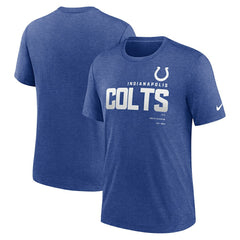 Indianapolis Colts Team Tri-Blend T-Shirt - Heather Royal for sale