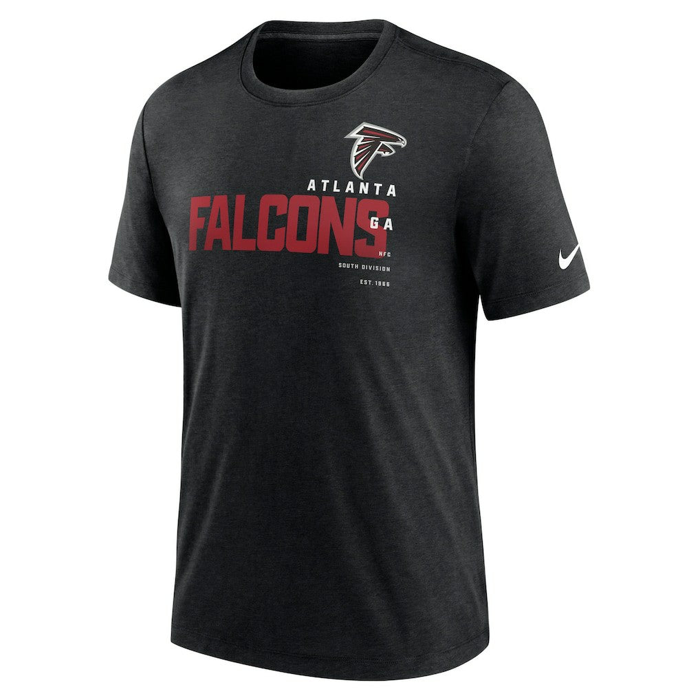 Atlanta Falcons Team Tri-Blend T-Shirt - Heather Black outlet