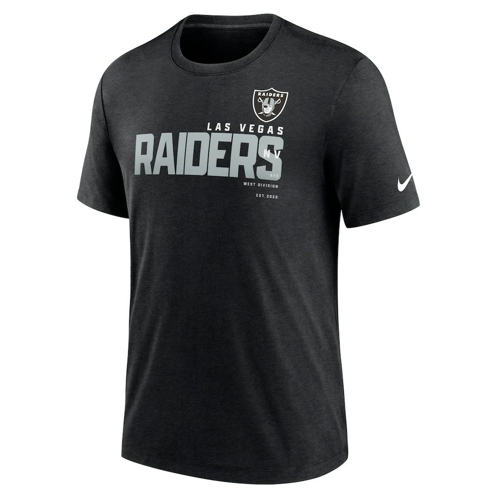 Las Vegas Raiders Team Tri-Blend T-Shirt - Heather Black online