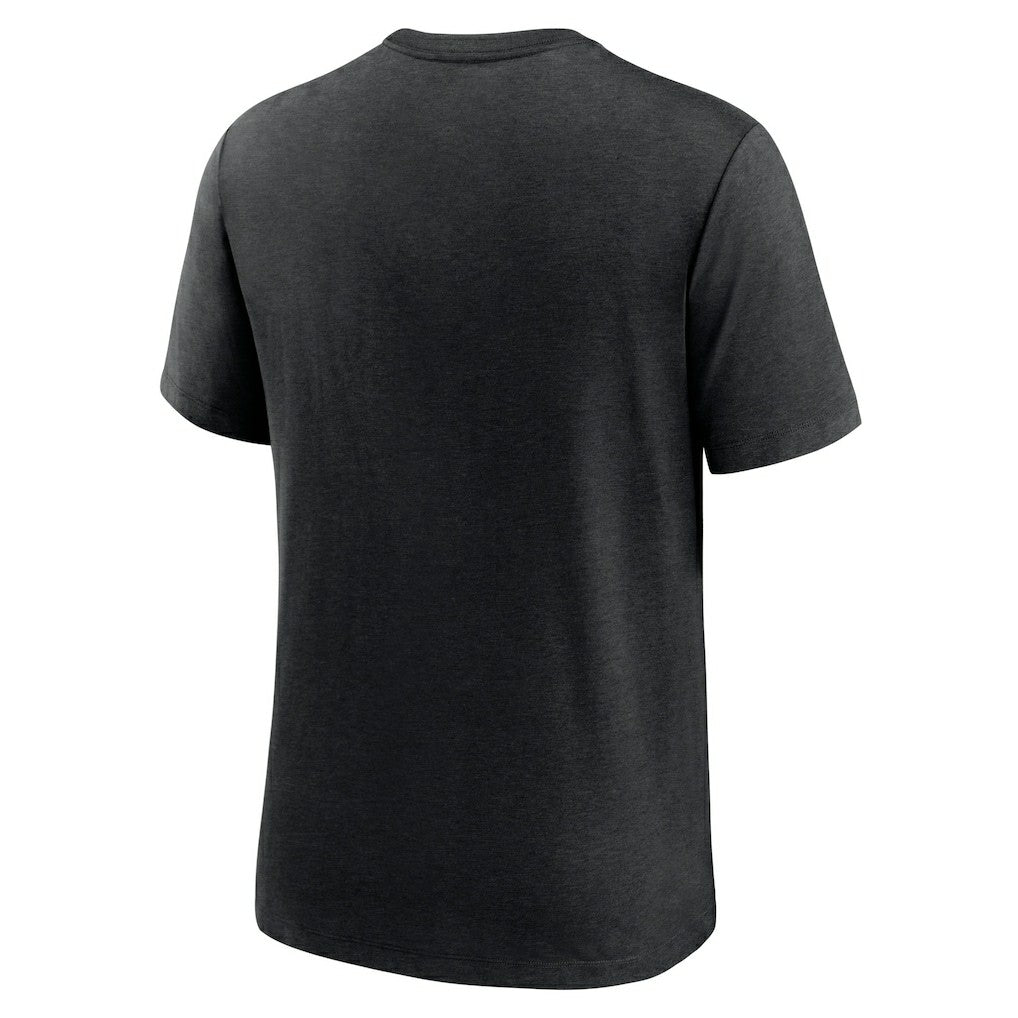 New Orleans Saints Team Tri-Blend T-Shirt - Heather Black discount