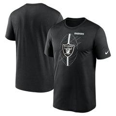 Las Vegas Raiders Big & Tall Legend Icon Performance T-Shirt - Black for sale