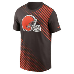 Cleveland Browns Yard Line Fashion Asbury T-Shirt - Brown discount
