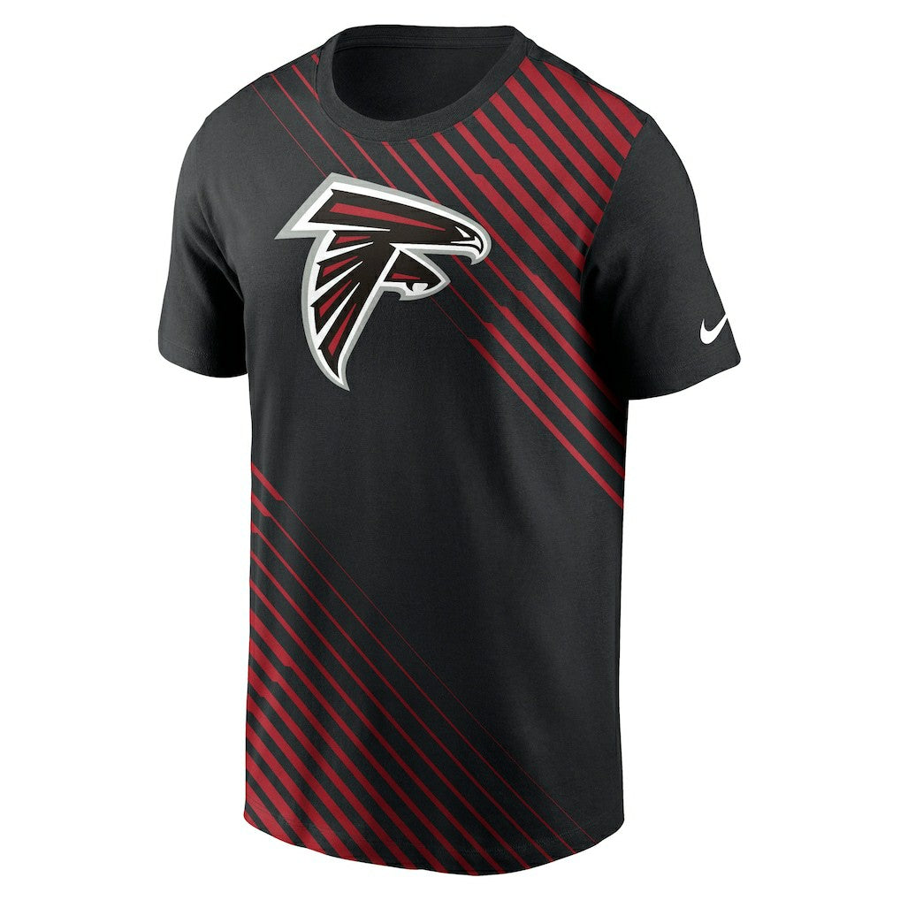 Atlanta Falcons Yard Line Fashion Asbury T-Shirt - Black cheap