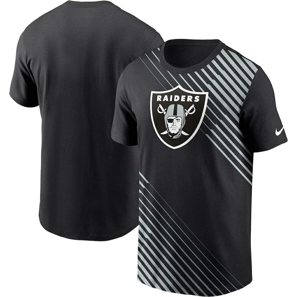 Las Vegas Raiders Yard Line Fashion Asbury T-Shirt - Black outlet