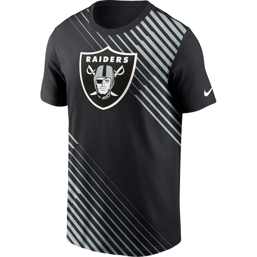 Las Vegas Raiders Yard Line Fashion Asbury T-Shirt - Black outlet