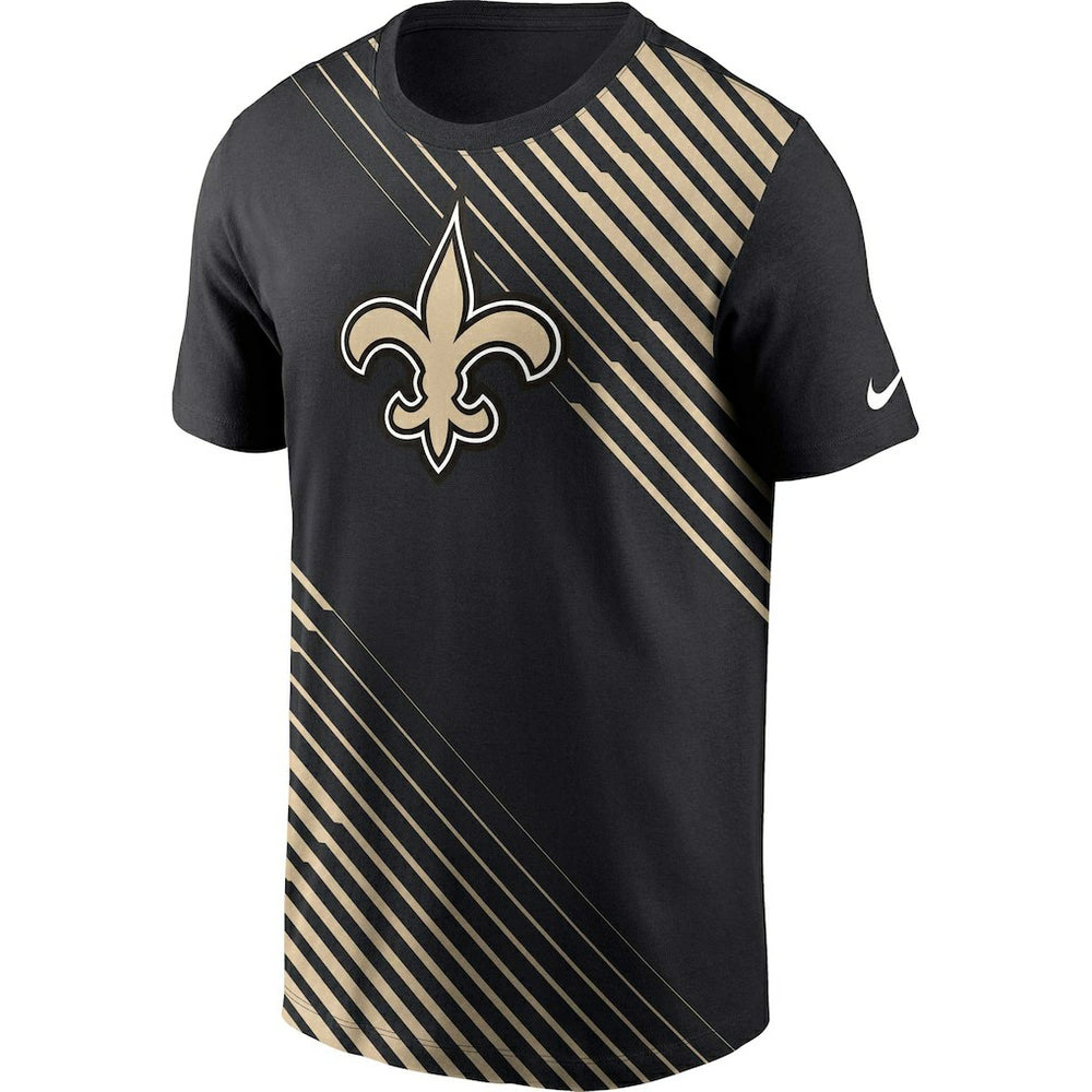 New Orleans Saints Yard Line Fashion Asbury T-Shirt - Black sale