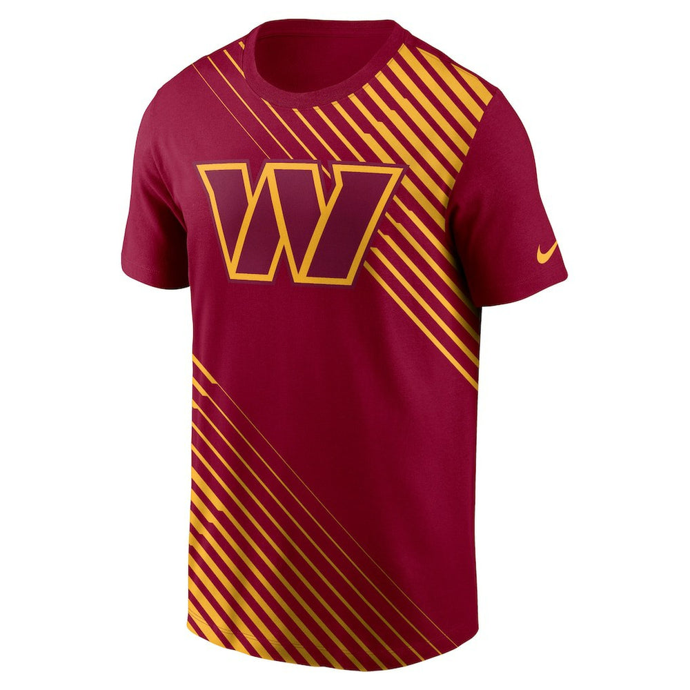 Washington Commanders Yard Line Fashion Asbury T-Shirt - Burgundy on sale