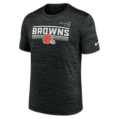 Cleveland Browns Yardline Velocity Performance T-Shirt - Anthracite on sale