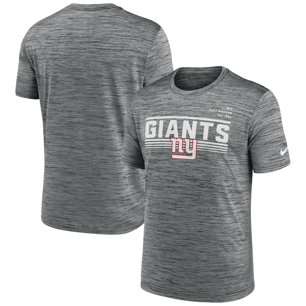 New York Giants Yardline Velocity Performance T-Shirt - Gray sale