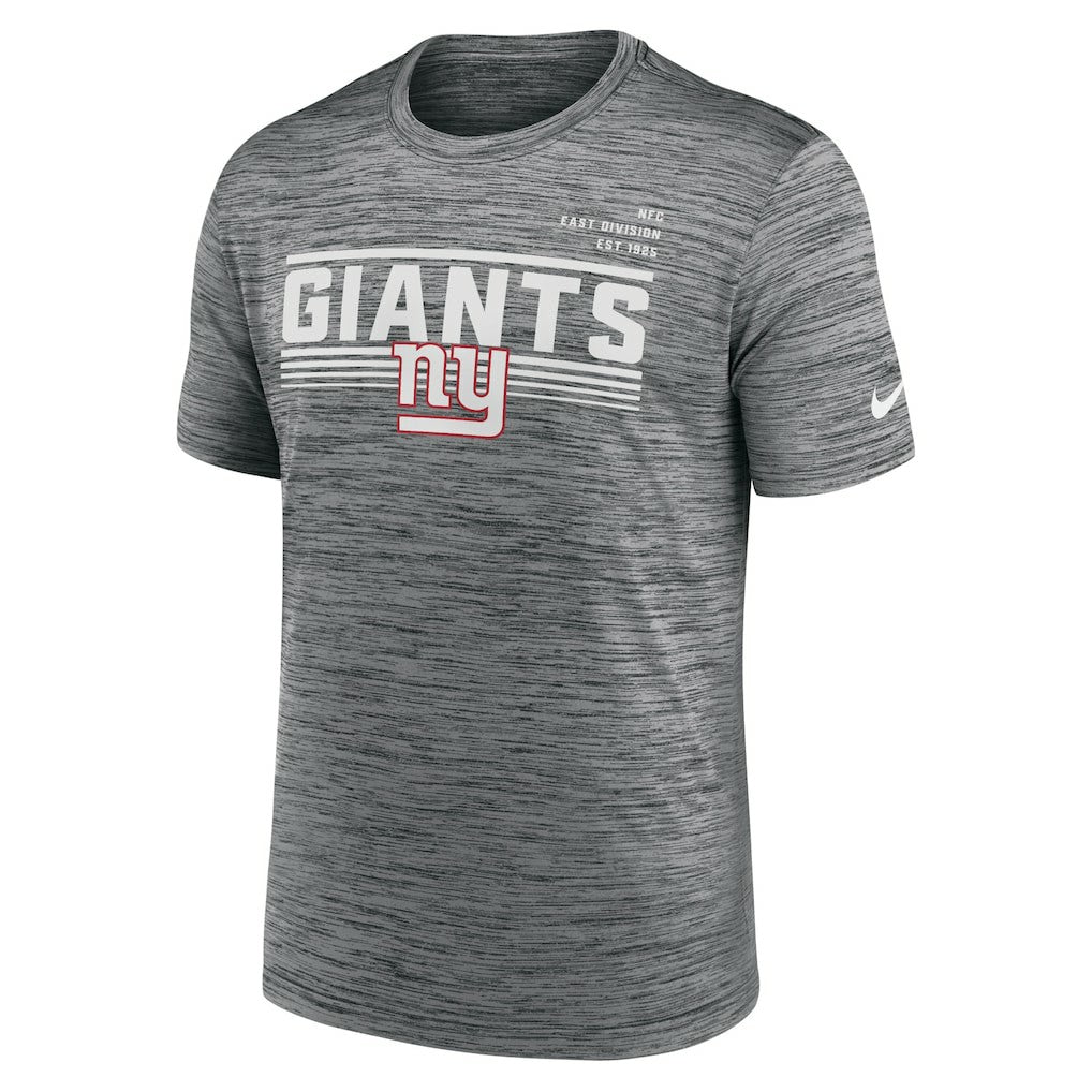 New York Giants Yardline Velocity Performance T-Shirt - Gray sale