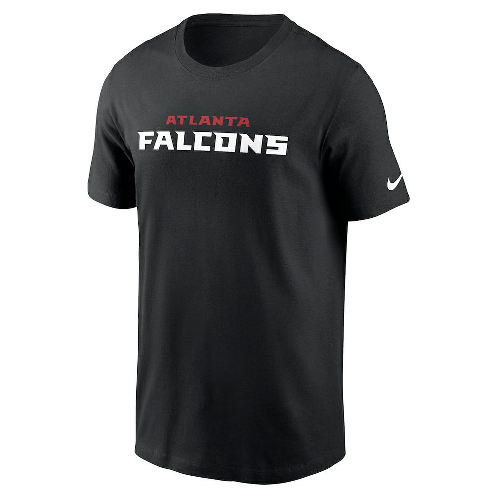 Atlanta Falcons Team Wordmark Essential T-Shirt - Black on sale