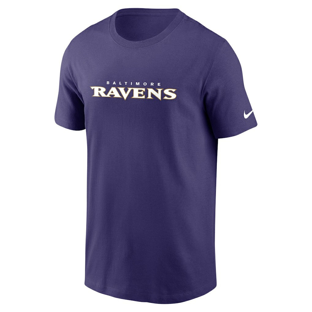 Baltimore Ravens Team Wordmark Essential T-Shirt - Purple for sale