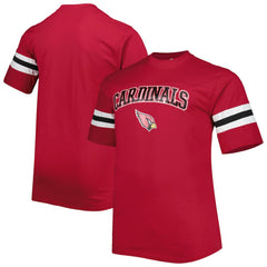 Arizona Cardinals Big & Tall Arm Stripe T-Shirt - Cardinal discount