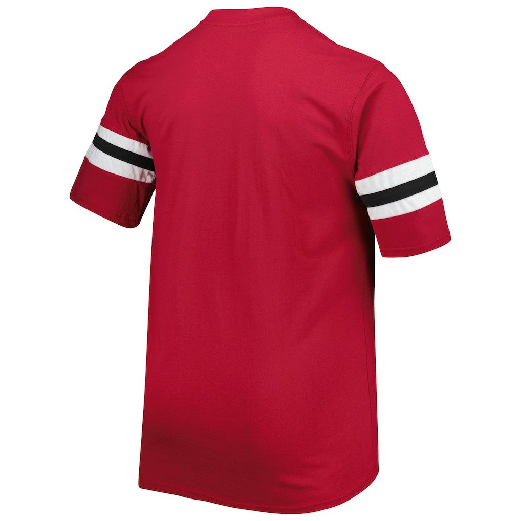 Arizona Cardinals Big & Tall Arm Stripe T-Shirt - Cardinal discount