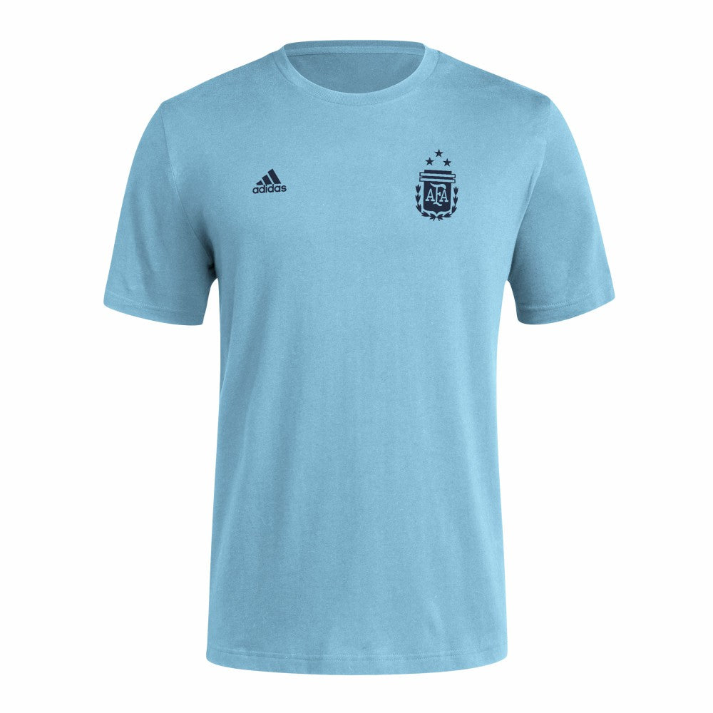 Argentina National Team Crest T-Shirt - Light Blue shop