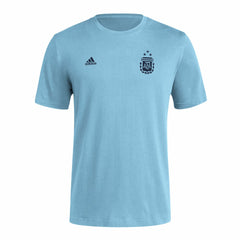 Argentina National Team Crest T-Shirt - Light Blue shop