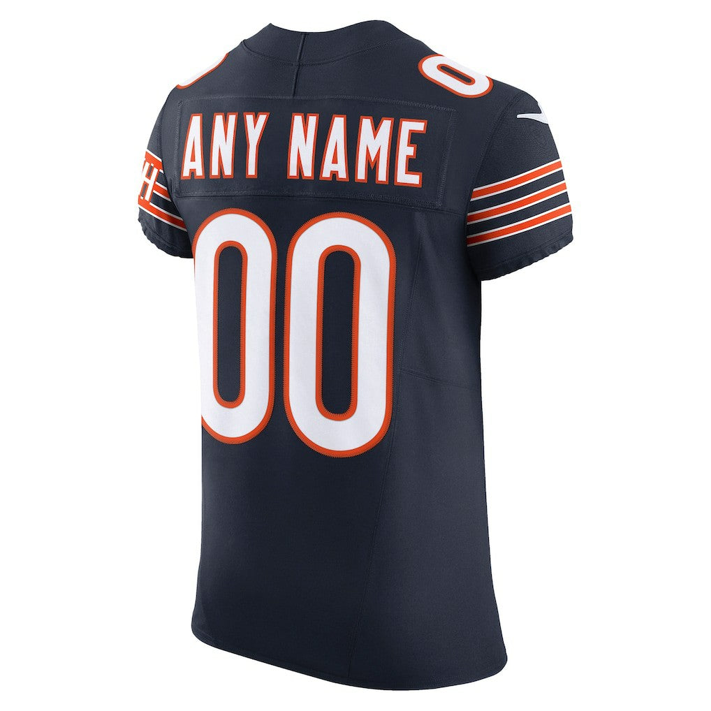 Chicago Bears Vapor F.U.S.E. Elite Custom Jersey - Navy sale