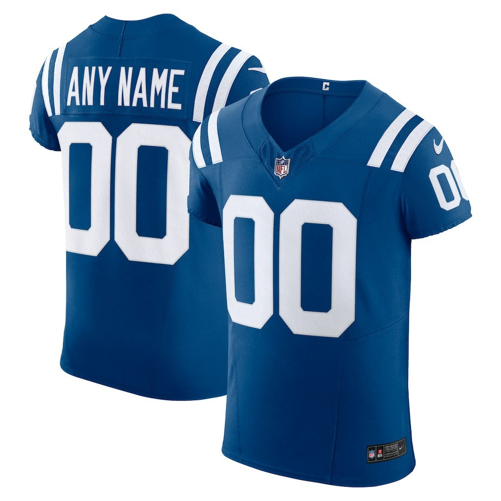 Indianapolis Colts Vapor F.U.S.E. Elite Custom Jersey - Royal outlet