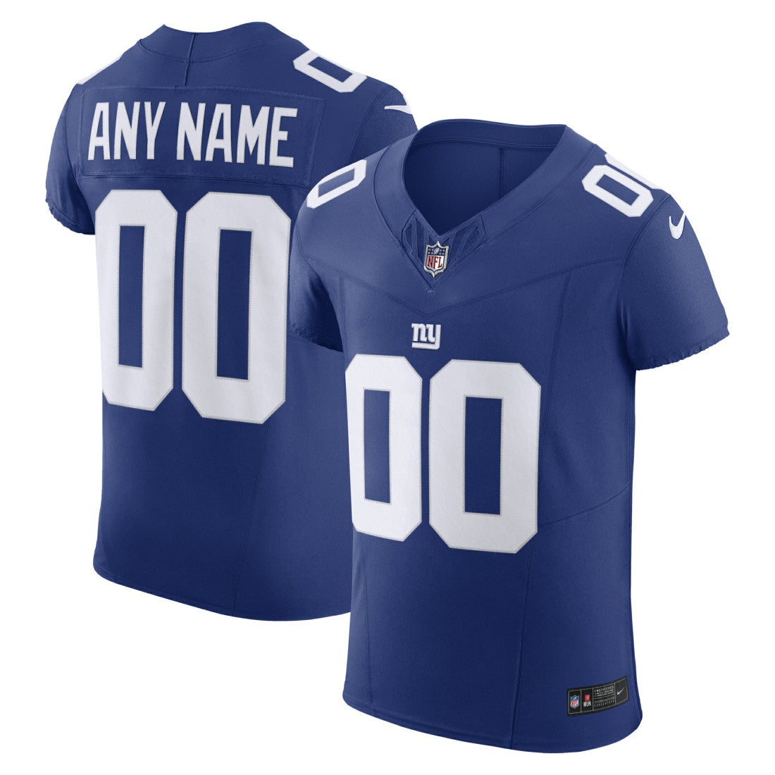 New York Giants Vapor F.U.S.E. Elite Custom Jersey - Royal for sale