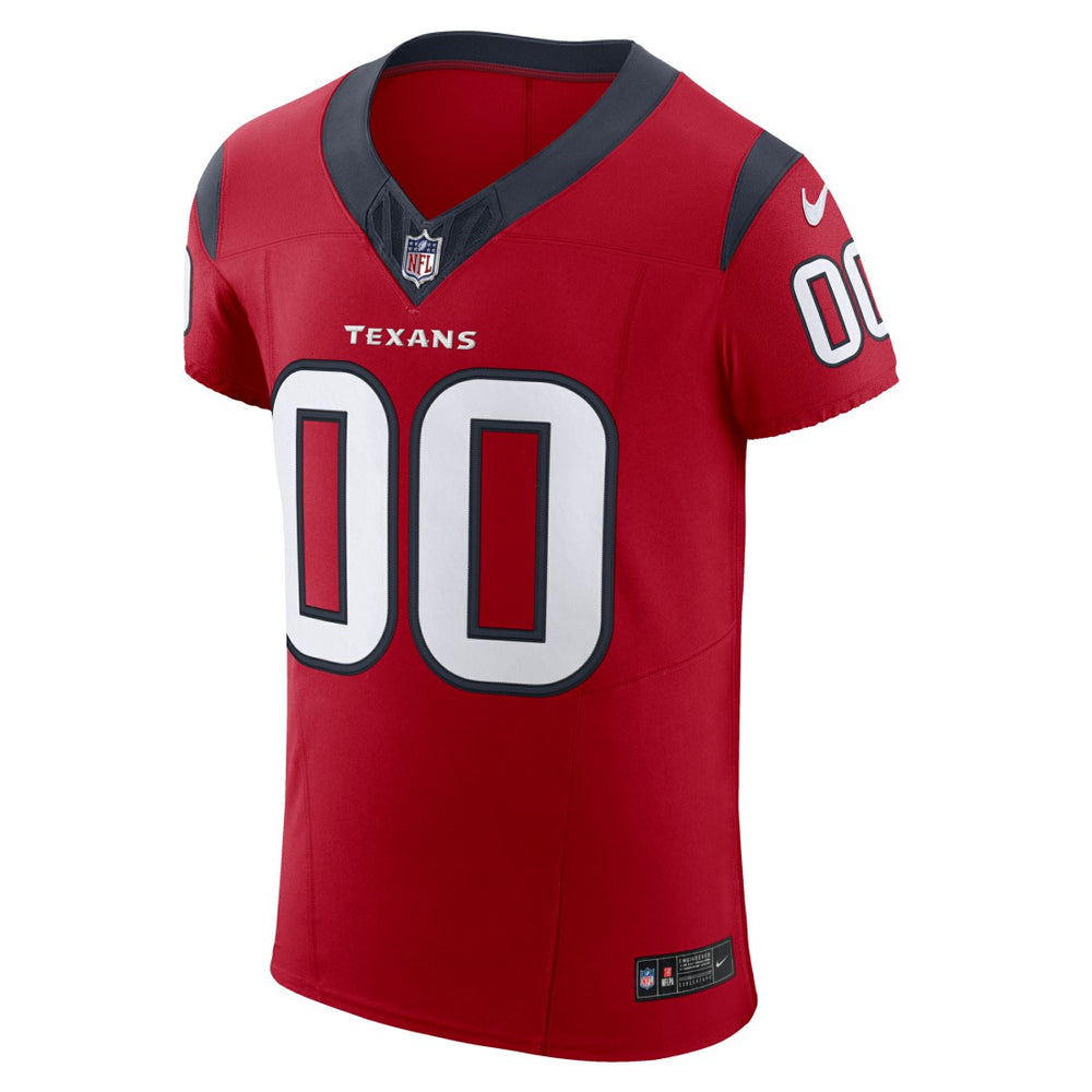 Houston Texans Alternate Vapor F.U.S.E. Elite Custom Jersey - Red on sale