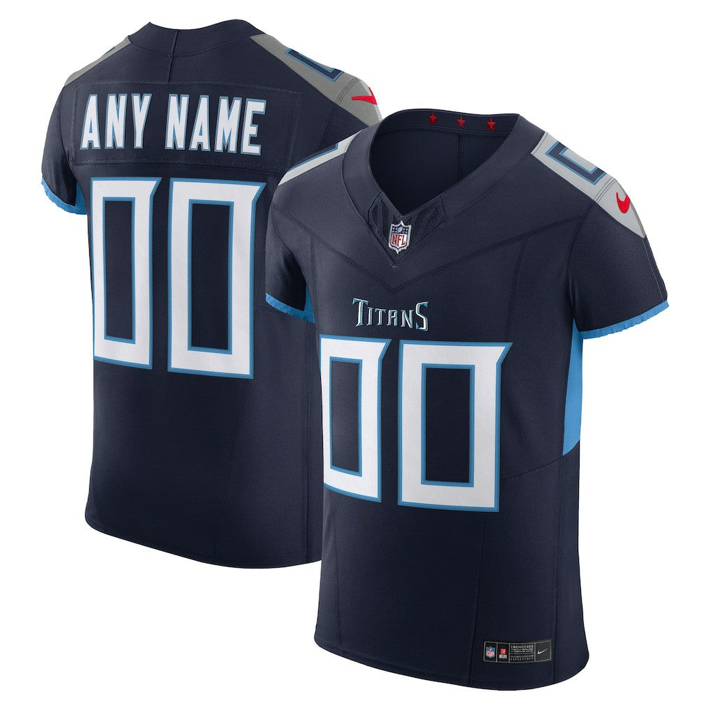 Tennessee Titans Vapor F.U.S.E. Elite Custom Jersey - Navy sale