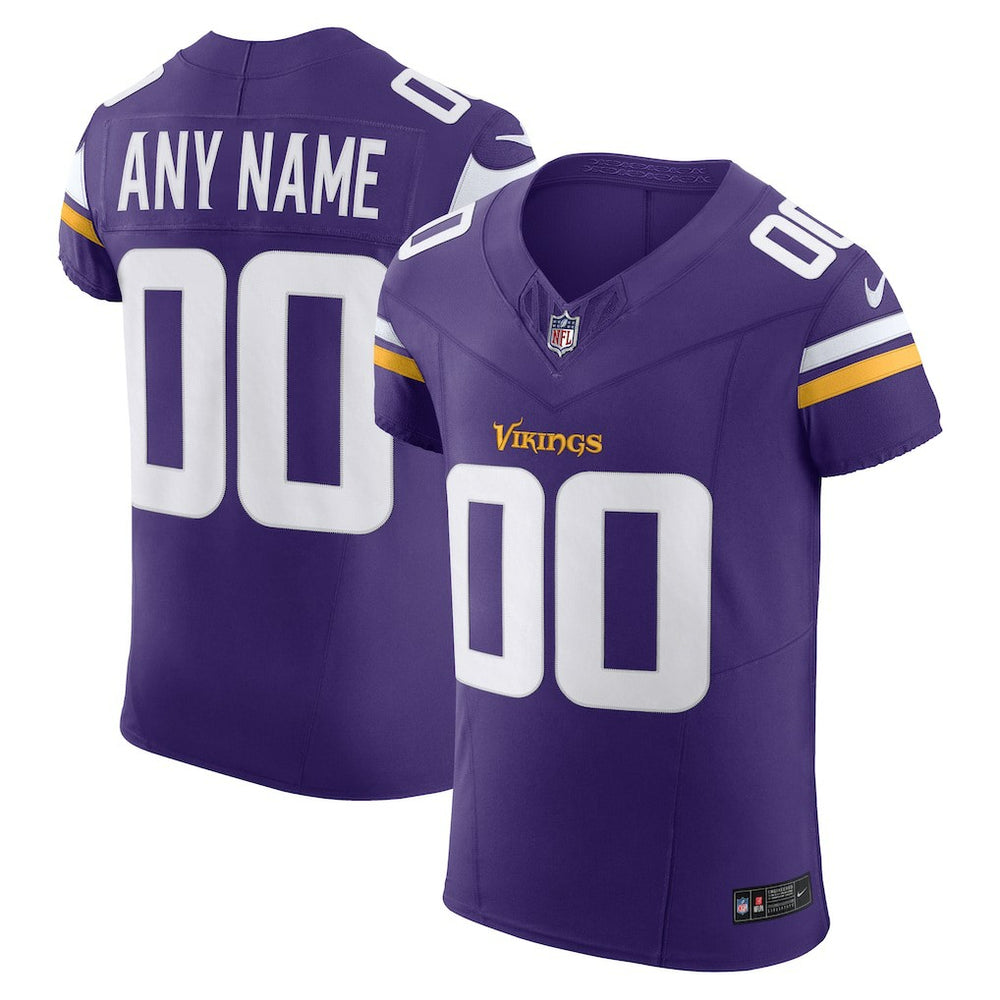 Minnesota Vikings Vapor F.U.S.E. Elite Custom Jersey - Purple on sale