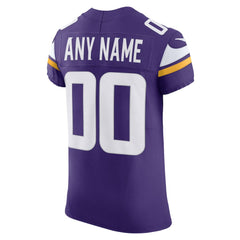 Minnesota Vikings Vapor F.U.S.E. Elite Custom Jersey - Purple on sale