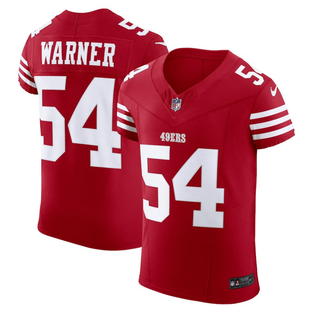 Fred Warner San Francisco 49ers Vapor F.U.S.E. Elite Jersey - Scarlet for sale