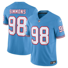 Jeffery Simmons Tennessee Titans Vapor F.U.S.E. Limited Jersey - Light Blue online