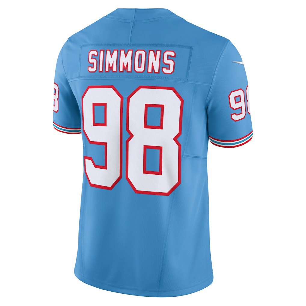 Jeffery Simmons Tennessee Titans Vapor F.U.S.E. Limited Jersey - Light Blue online