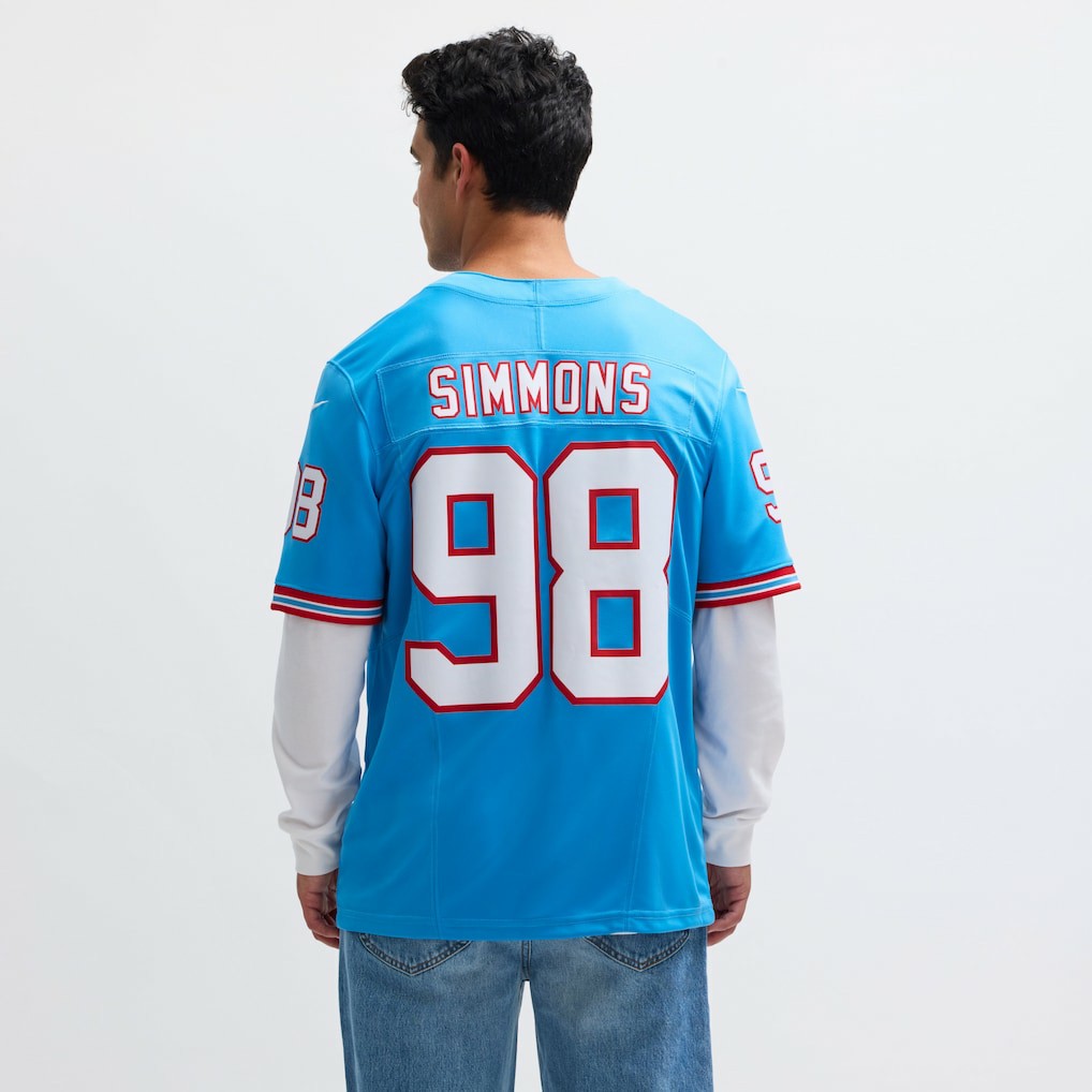 Jeffery Simmons Tennessee Titans Vapor F.U.S.E. Limited Jersey - Light Blue online