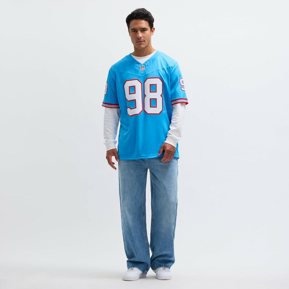 Jeffery Simmons Tennessee Titans Vapor F.U.S.E. Limited Jersey - Light Blue online